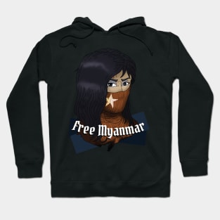 Free Myanmar. Hoodie